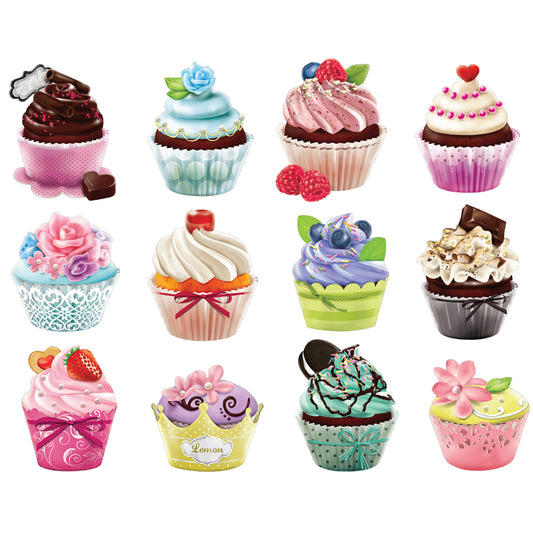 CUPCAKES I MINI SHAPED PUZZLE SET