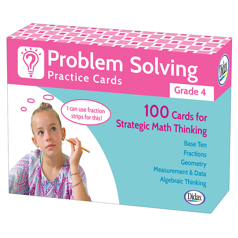 PROBLEM SOLVING PRACTICE CARDS GR 4