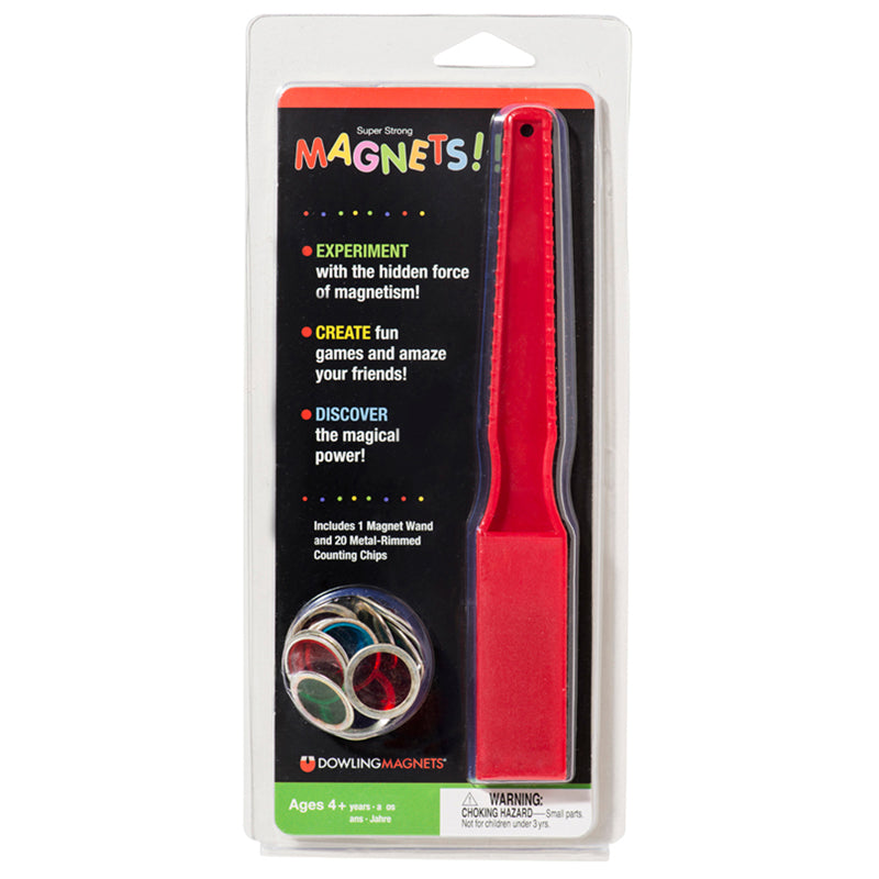 MAGNETIC WAND & 20 COUNTING CHIPS