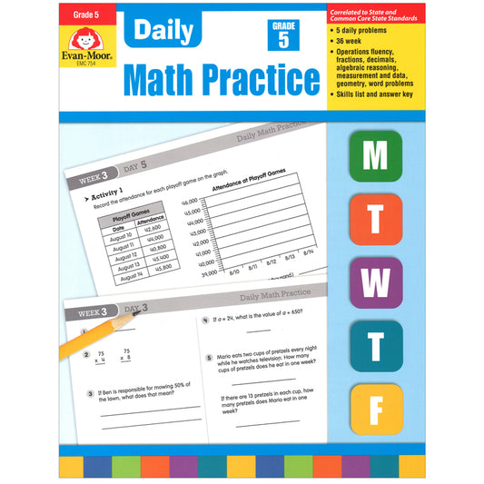 DAILY MATH PRACTICE GR 5