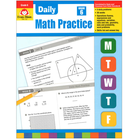 DAILY MATH PRACTICE GR 6