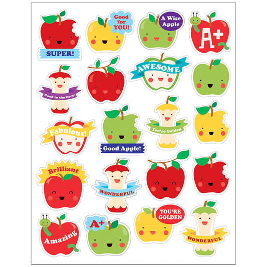 Fun and colorful Eureka Scented Stickers with a long-lasting smell will add an extra touch to graded assignments, classroom crafts and rewards!

80 scented self-adhesive stickers per pack. Individual sticker size varies slightly by design.