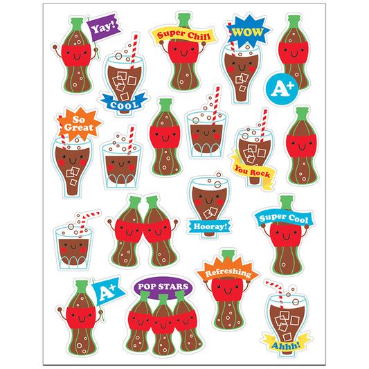 Fun and colorful Eureka Scented Stickers with a long-lasting smell will add an extra touch to graded assignments, classroom crafts and rewards!

80 scented self-adhesive stickers per pack. Individual sticker size varies slightly by design.