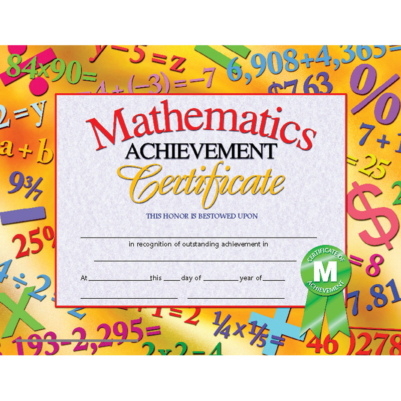 MATHEMATICS ACHIEVEMENT 30PK