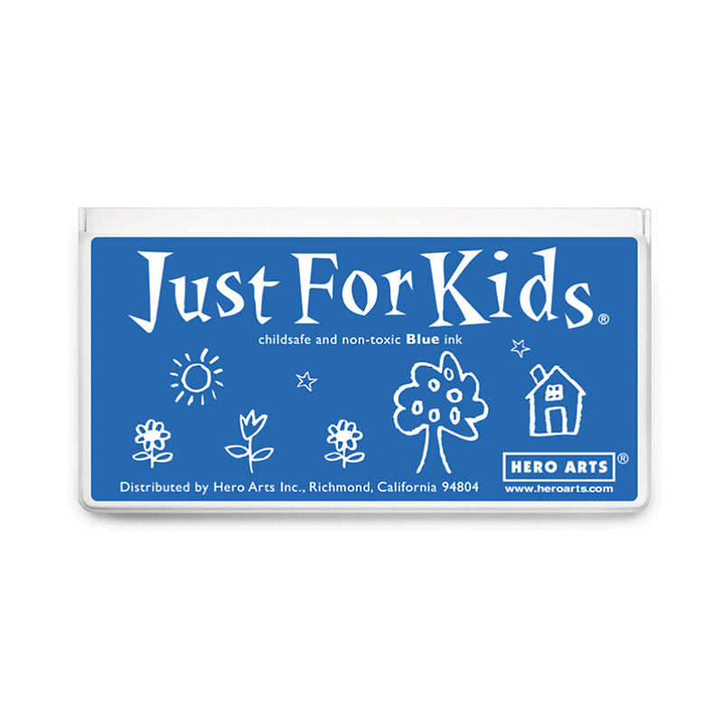 JUMBO JUST FOR KIDS STAMP PAD BLUE