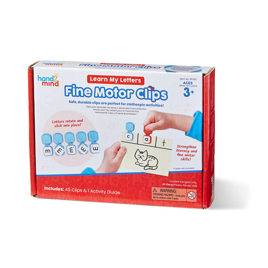 LEARN MY LETTERS FINE MOTOR CLIPS