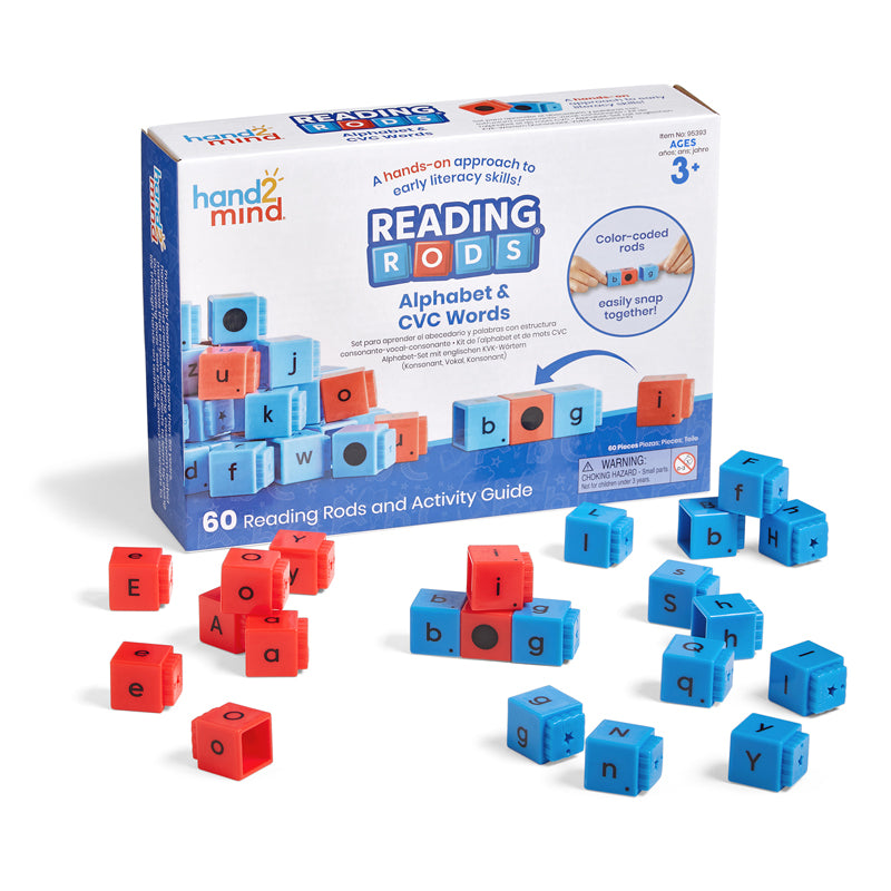 Reading Rods Font READING RODS ALPHABET & CVC WORDS – McGregor's Teacher Supplies
