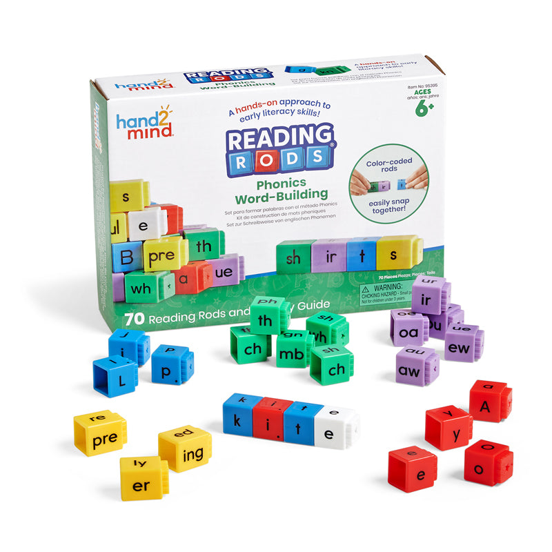 READING RODS PHONICS WORD-BUILDING – McGregor's Teacher Supplies