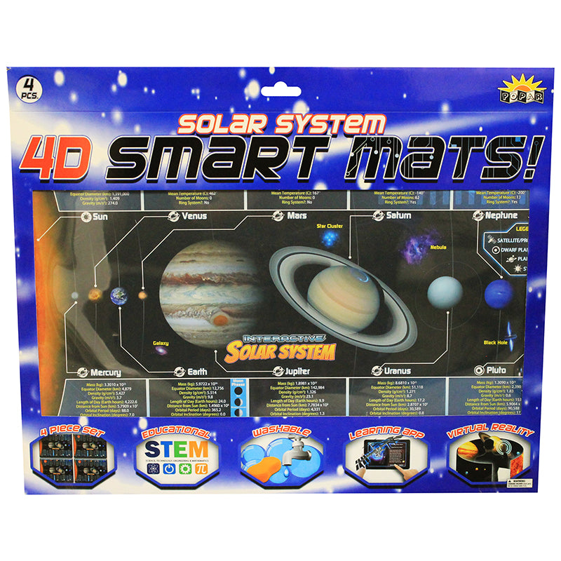 SOLAR SYSTEM SMART MATS SET OF 4