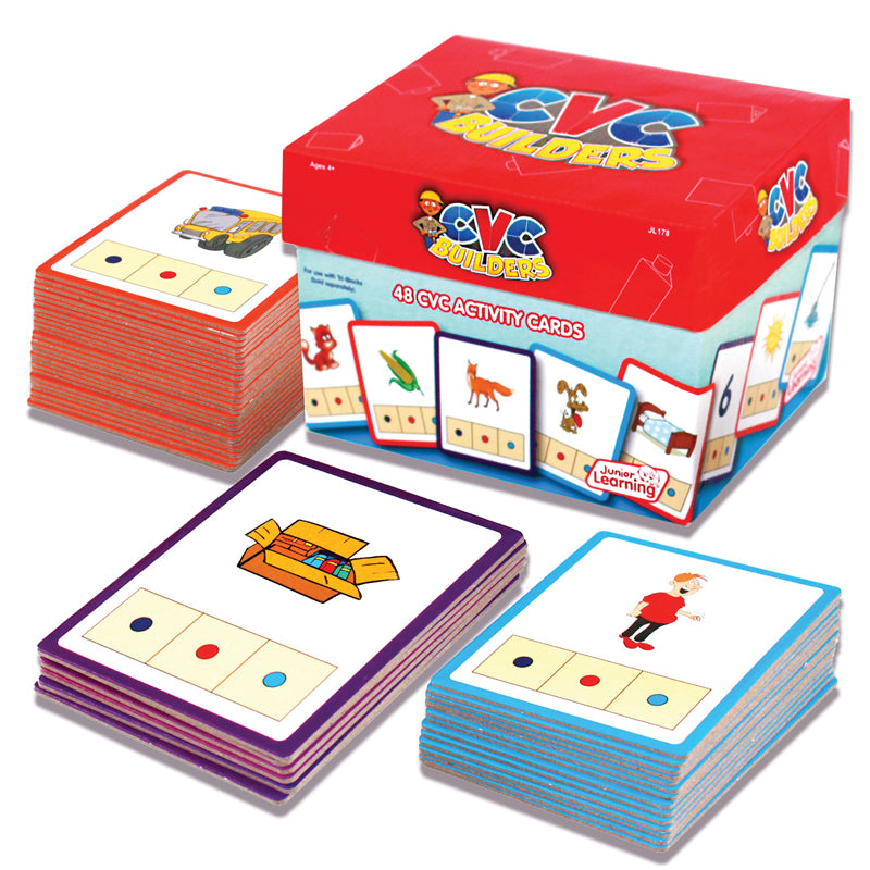 CVC BUILDERS ACTIVITY CARDS 48/SET