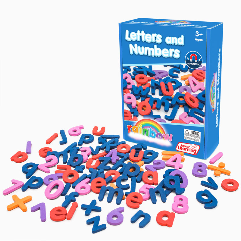 RAINBOW LETTERS AND NUMBERS