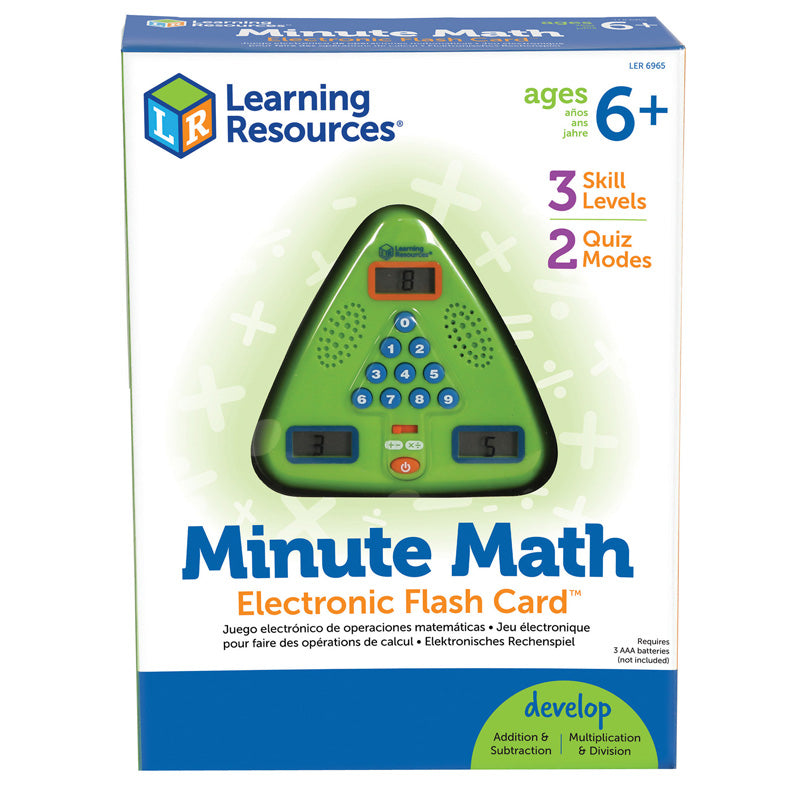 MINUTE MATH ELECTRONIC FLASH CARD – McGregor's Teacher Supplies