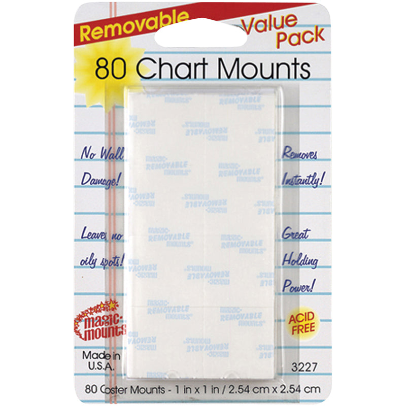 WALL MOUNTING TABS 80 CHART TABS