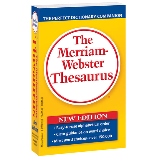 MERRIAM WEBSTERS THESAURUS PAPERBCK