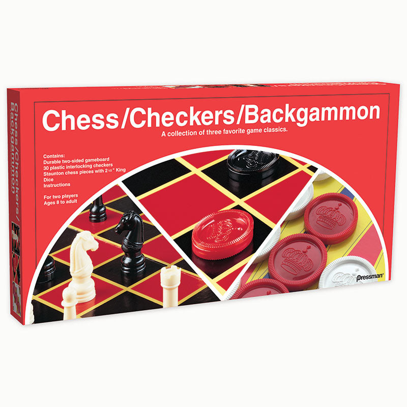 CHESS/CHECKERS/BACKGAMMON