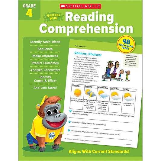 SUCCESS W/ READING COMPREHEN GR 4