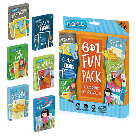 HOYLE 6 IN 1 FUN PACK CLASSIC