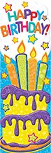 Color My World Happy Birthday Bookmark